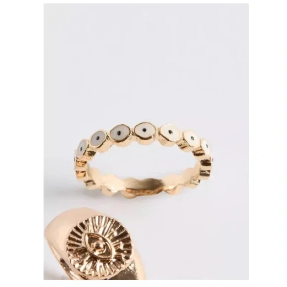 Torrid Elegant Gold Tone Women's Ring Set - Picture 4 of 4